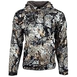 Kryptek Tartaros Hoodie for Men - Performance Athletic Hoodie with Advanced Camouflage Design, Lightweight & Comfortable Fit, Obskura Skyfall/Dark Charcoal - X-Large