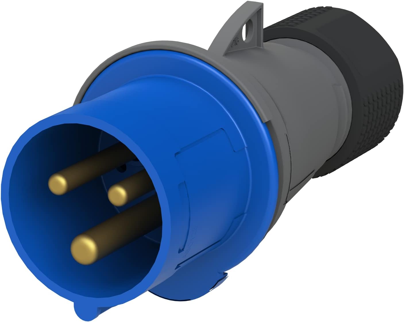 ABB 216EP6 Industrial Plug & Socket 200-250V, 3 Pin, Blue, 16 Amp (ABB2CMA101947R1000)