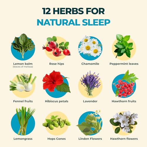 Aprika Life Sleep Tea for Bedtime Relaxation & Stress Relief – Natural Caffeine-Free Herbal Nighttime Tea with Chamomile, Lavender, Mint & Hibiscus – No Melatonin Sleep Aid – Relaxing Tea Bags 60 Pack - Image 5