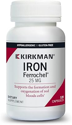 Iron 25 mg Bio-Max Series Capsules - Hypo - 120 ct