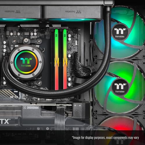 Image of Thermaltake LCGS View 9770M-380 Gaming Desktop (AMD Ryzen 7 9700X, ToughRam 32GB DDR5 6000MT /s RGB Memory, NVIDIA GeForce RTX 5070, 1TB NVMe M.2, WiFi, Windows 11) V38M-B85B-570-LCS