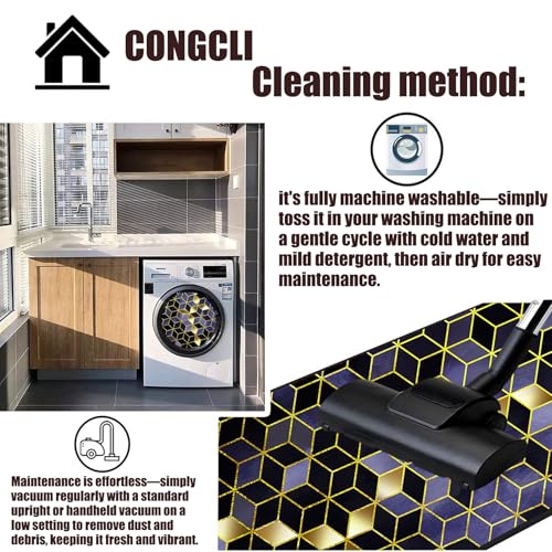 Alfombra cocina resistente lavable de diseño duradero para corredor 6