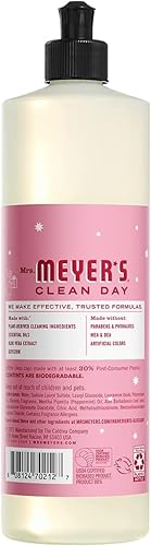 Miniatura 210 de Mrs. Meyer's Clean Day - Detergente líquido para platos, aroma a albahaca, fórmula biodegradable, paquete de 6 unidades, 16 fl oz