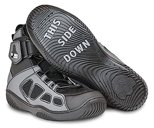 Alpha-1! Watercraft Jetski Boot by Works H2oDesigns - Lightweight & Breathable Race Boot - Designed in the USA - Smooth Movement & Stability - Ankle Support Strap, Nonslip Outsole - Wet Boot for Men