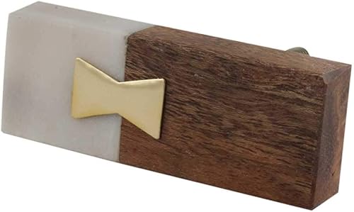 Indian Shelf 8 pomos para cajones para niños, pomos de barra en T, para cuarto de bebé, tiradores y pomos blancos para cajones de granja, tiradores