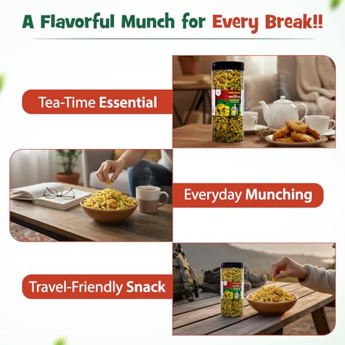 Image of Panchi Hing Mixture Namkeen 250gm (Pack of 1) Agra Special Crunchy and Flavorful Indian Snack Spicy Tangy and Tasty Perfect for Tea Time and Munching