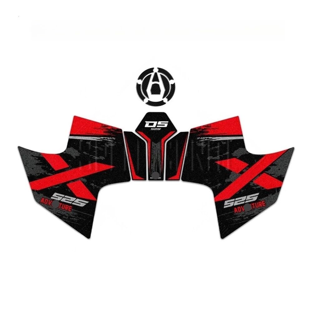 Motorcycle Tank Pad Motorcycle Fuel Tank Pad Stickers Protector Anti Slip Decals Accessories for Voge for Valico for 525DSX for DS525X 2023 2024