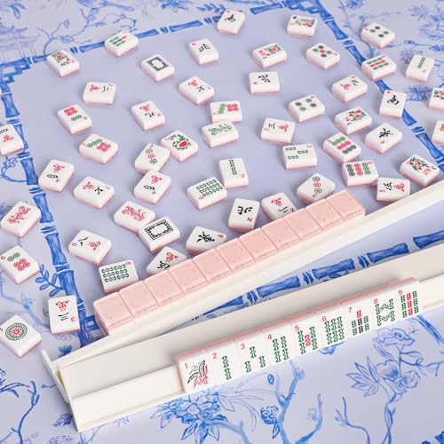 4 Racks con Pusher para Mahjong, Blanco miniatura 6