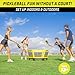 GoSports Pickle 360 Game Set - Pickleball Without a Court - Outdoor Lawn, Beach, and Backyard Paddle Ball Game