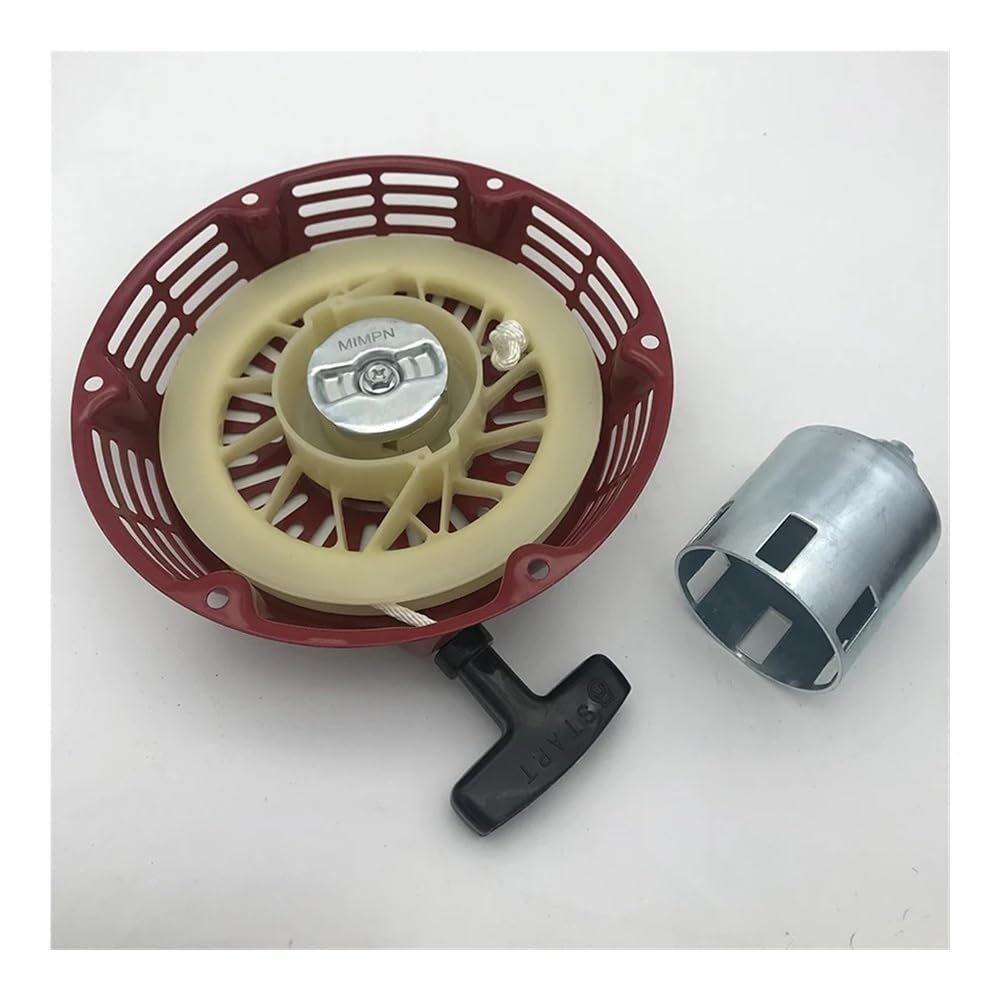 Pull Start Starter Recoil with Flange Cup Set Fit for H-nda Gx340 11Hp & Gx390 13Hp 188 Lawn Mower Generator Engine Spare Parts