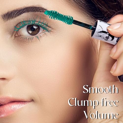 Elitty Pop Colored Lush Lashes Mascara-Waterproof, Smudge proof, Curling and lengthening -Turquoise Color - Queen Energy - Image 6