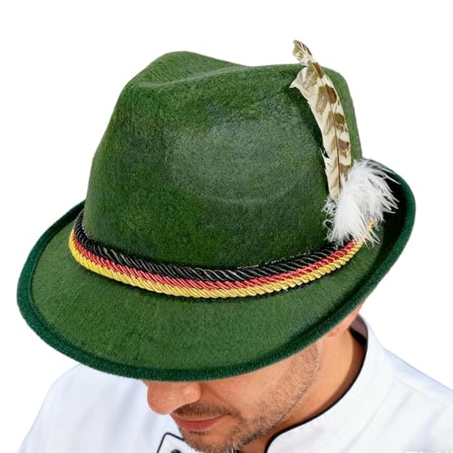 Generisch Oktoberfest Sombrero no tejido | Oktoberfest Party Hut | para adultos para fiestas, Halloween, carnaval, eventos culturales, fiestas de cerveza y fiestas festivas