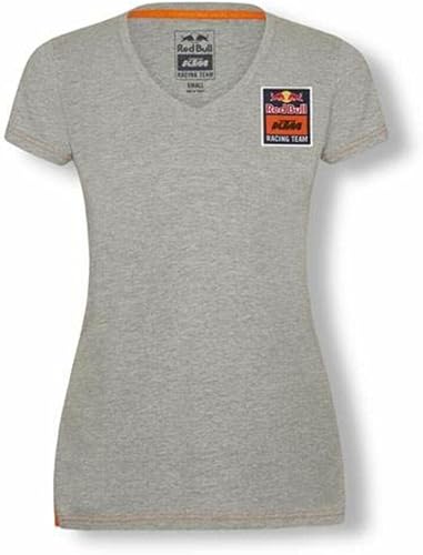 KTM Camiseta Red Bull Racing Team para mujer, talla XS, color gris, Gris