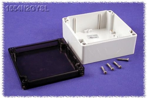 Hammond Manufacturing 1554N2GYSL 120X120X60MM P/S NEMA SMK LID