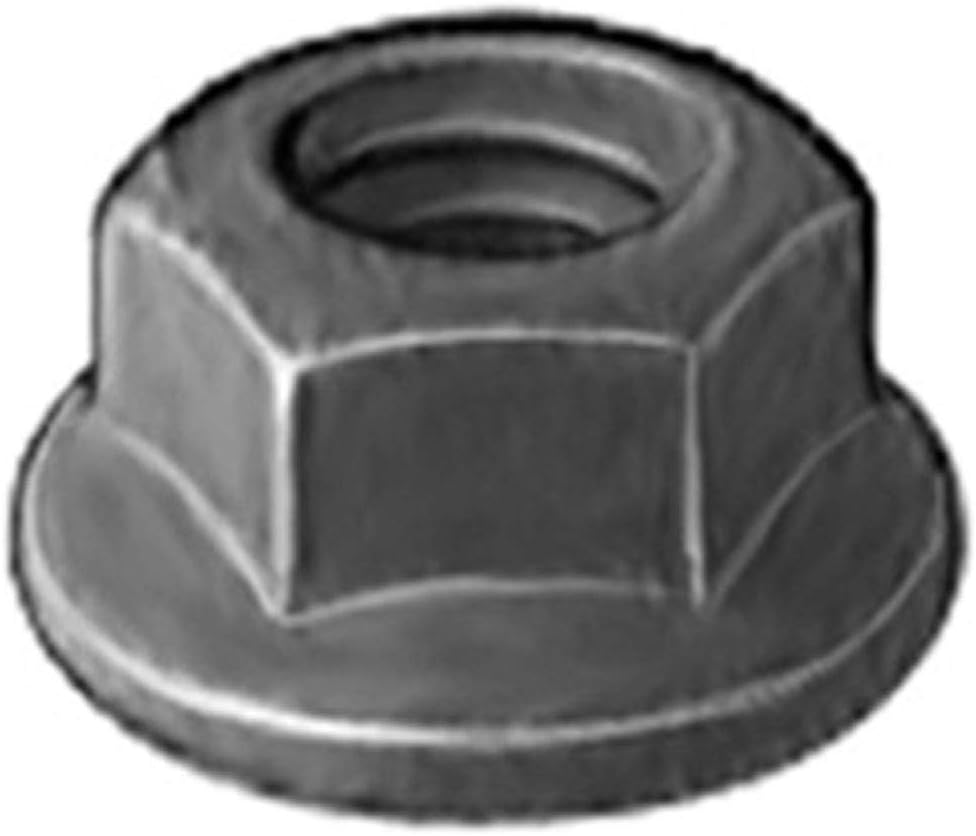 25 M10-1.5 Hex Flange Nuts 21mm O.D. Phosphate