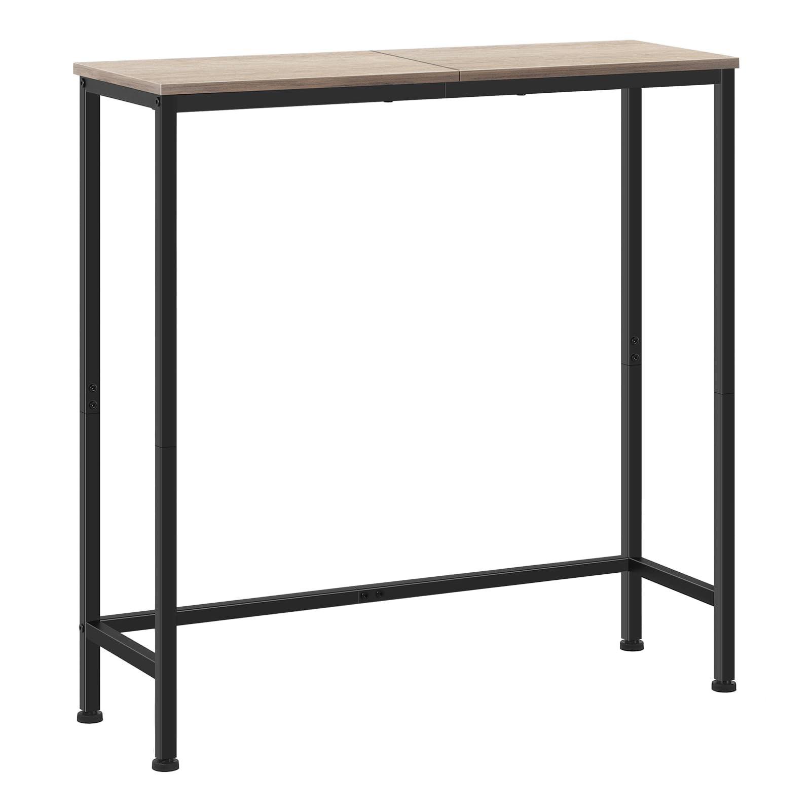 YBING Narrow Console Table, Modern Console Table for Entryway, Small Sofa Table, Entrance Table Living Room, Couch Table for Foyer, Corridor, Hallway, Oak