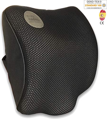 AIMO Spain cojín Cervical Coche, anatómico, Transpirable, Envolvente, previene latigazo Cervical