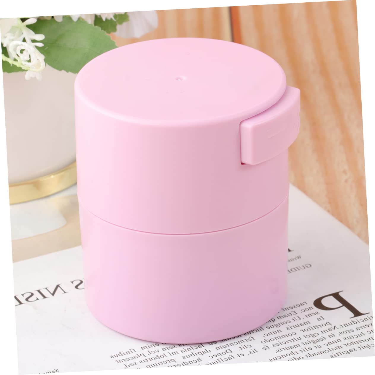 FOMIYES Eyelash Storage Jar 3pcs Lash Glue Container Press Type Sealing Dry Environment Portable Design