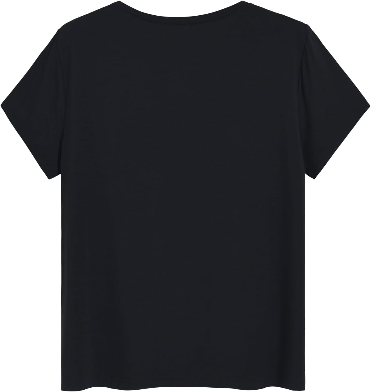 Latuza Women's Petite Tops Bamboo Viscose Pajama Sleep Shirt Petite Size - Image 2