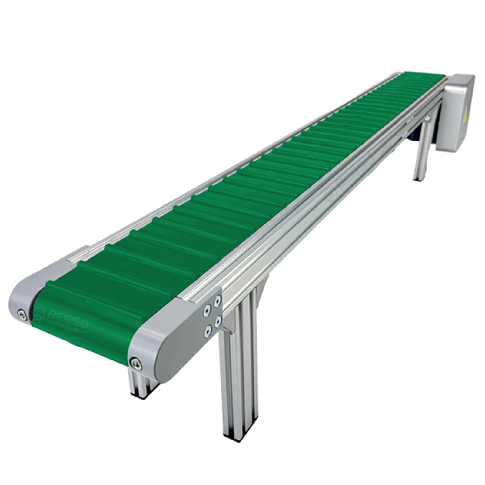 AYCDL Industrial Belt Conveyor Machine with Adjustable Speed, Baffle Design for Efficient Desktop Assembly Line,Green-20x150cm