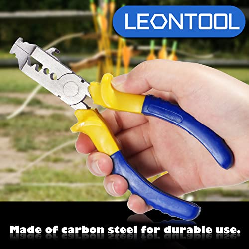 Leontool Archery Nocking Point Pliers String-Loop Nocking Pliers Multi-Pliers D Loop String Clamp For Compound Bow Recurve Bow Tuning Nock Point Pliers Installation Removal String #TOP4