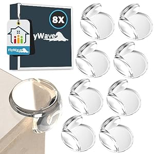 FlyWave Eckenschutz Baby 8 Stück Transparent