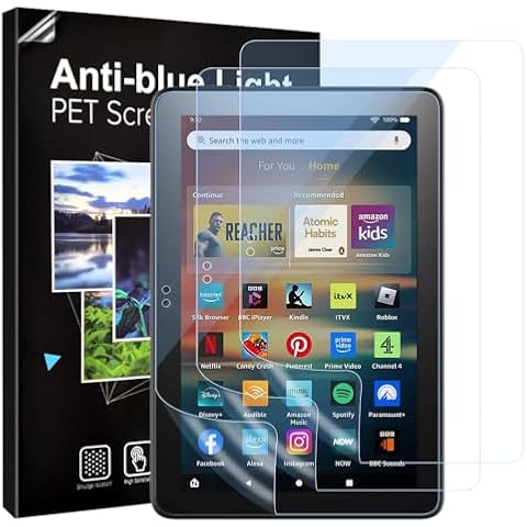 TiMOVO Anti Blue Light Screen Protector for Fire HD 8 Cover