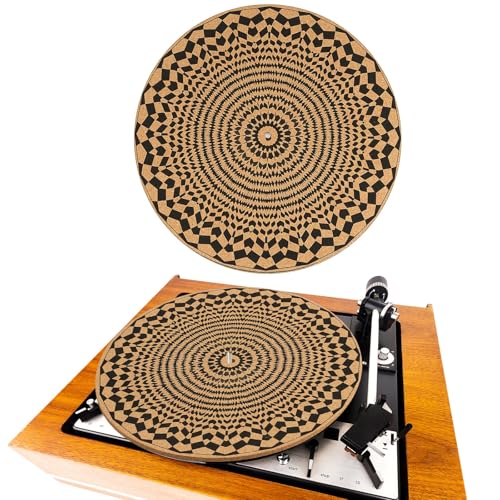 Turntable Slipmat Psychedelic Geometric For Vinyl Record(line Mix Art)