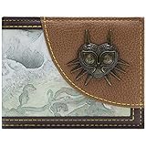 Material de calidad genuina Cartera de Majora\'s Mask Zelda Retro Marrón