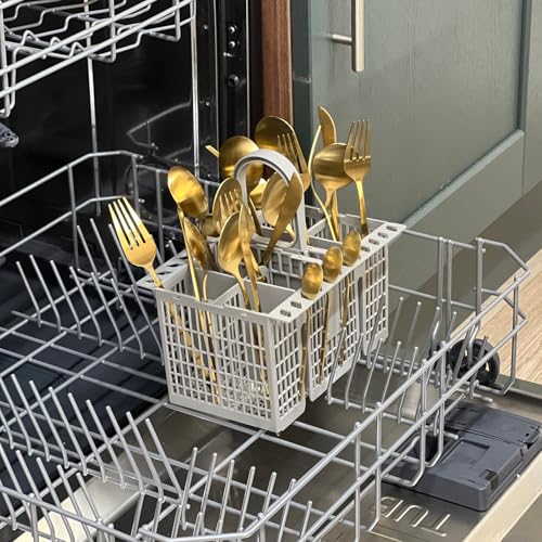 Spares2go Besteckkorb für Geschirrspüler, Universalkorb, kompatibel mit Hotpoint, für Indesit, für Ariston, für Whirlpool, C00257140 (abnehmbarer Griff)