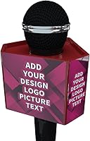 Vista 6 de Caja de micrófono personalizada Logo personalizado Cubo Hexágono micrófono bandera (blanco)