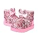 Sruiluo Girl's Warm Fall Winter Sequin Snow Boots Fashion Cute Comfy Sparkle Waterpoof Outdoor Princess Ankle Boots 2025