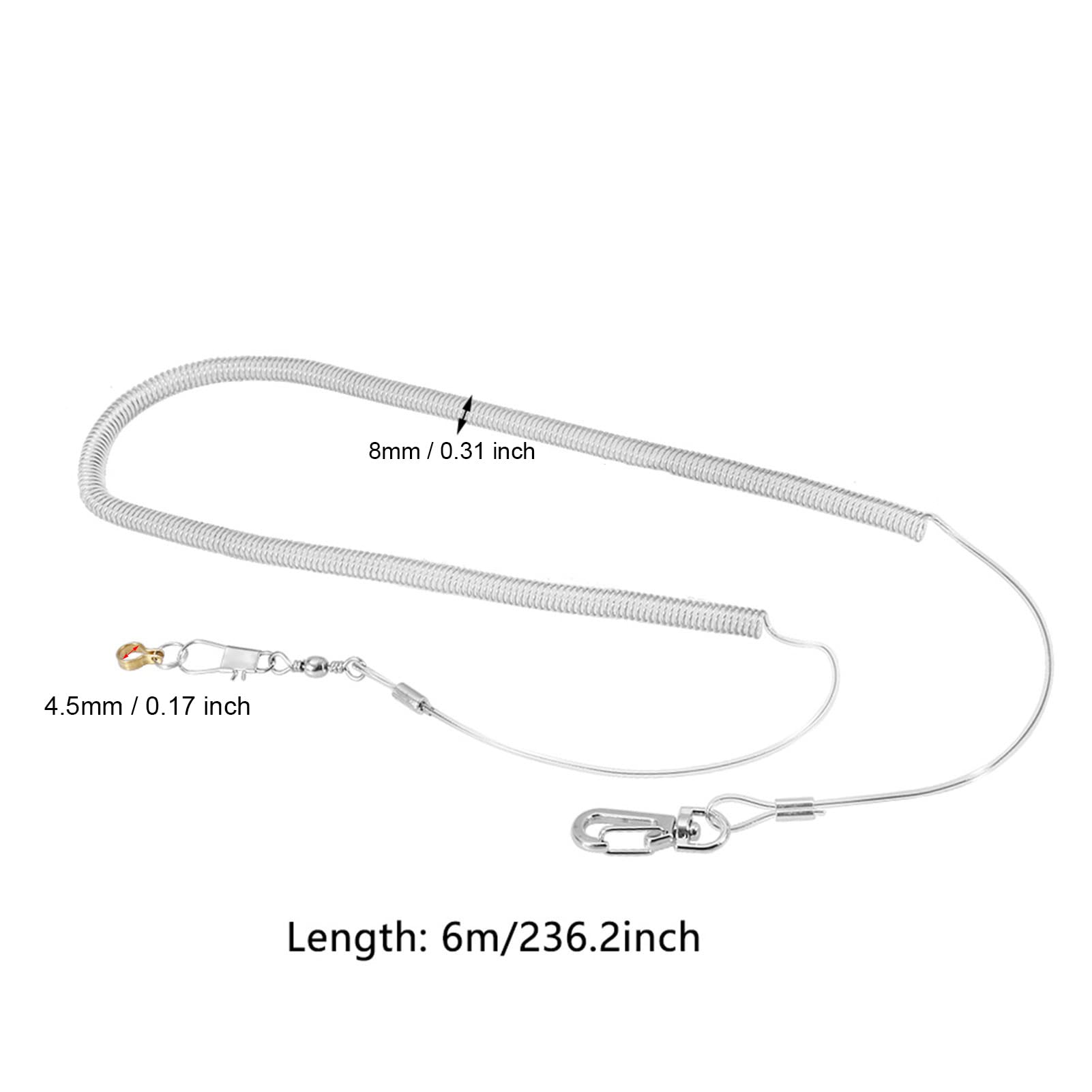AYNEFY Parrot Harness and Leash, 6M Retractable Anti-Bite Flight Training Kit - Image 3