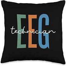 EEG Technician Neurodiagnostic Week Appreciation Throw Pillow