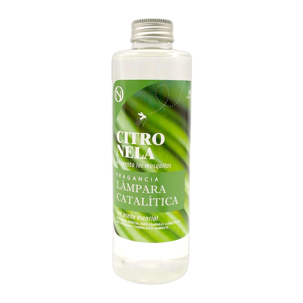 Pack Ahorro Lámpara Catalítica Blue Diamonds + Fragancia Aroma Citronela 500ml. Elimina Malos olores e impurezas, perfuma y Limpia.