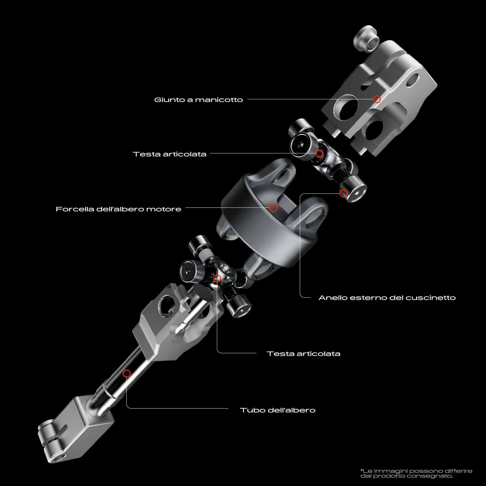 Frankberg Piantone dello sterzo Albero dello sterzo Compatibile con Q5 8RB Q5 Van 8RB Replace# 8RD419753