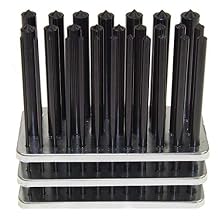 28 Piece Transfer Punch Set 3/32"-1/2" by 64ths Plus 17/32"