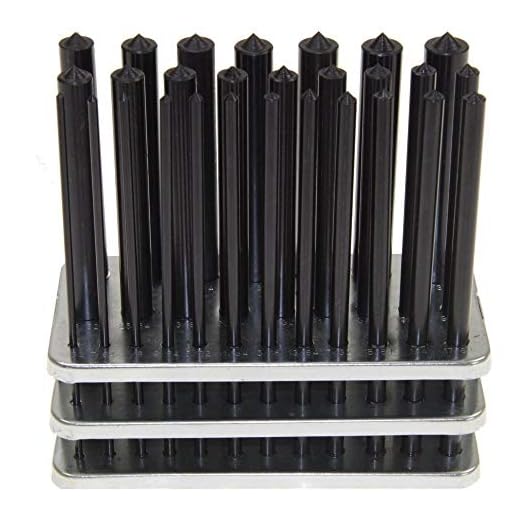 LLDSIMEX 28 Piece Transfer Punch Set 3/32"-1/2" by 64ths Plus 17/32"
