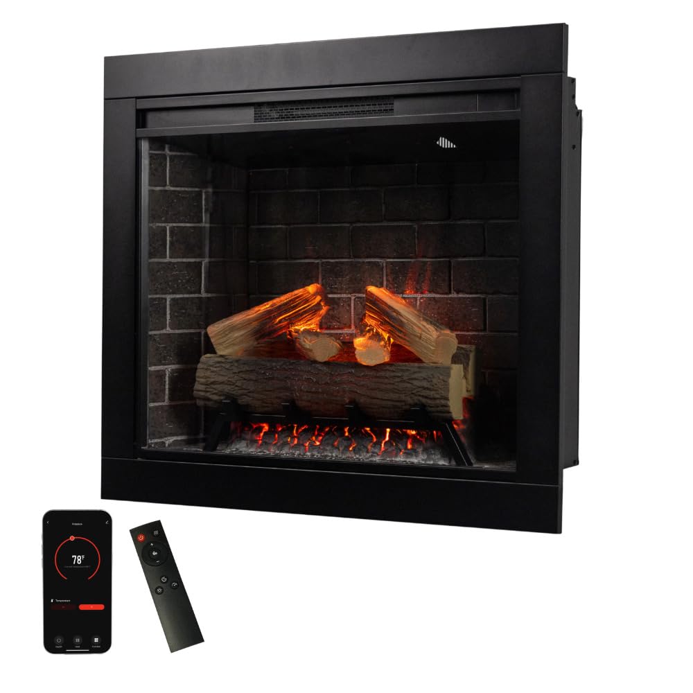 Modern Ember Uptown 28 Smart Electric Fireplace Insert