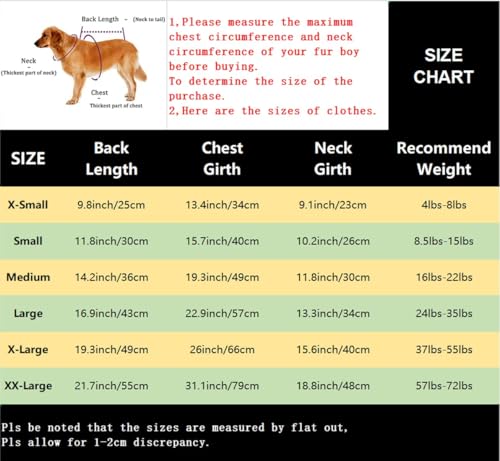 image for weokwock Dog Shirts Letter Printed Vest for Small Large Dogs Slogan Co