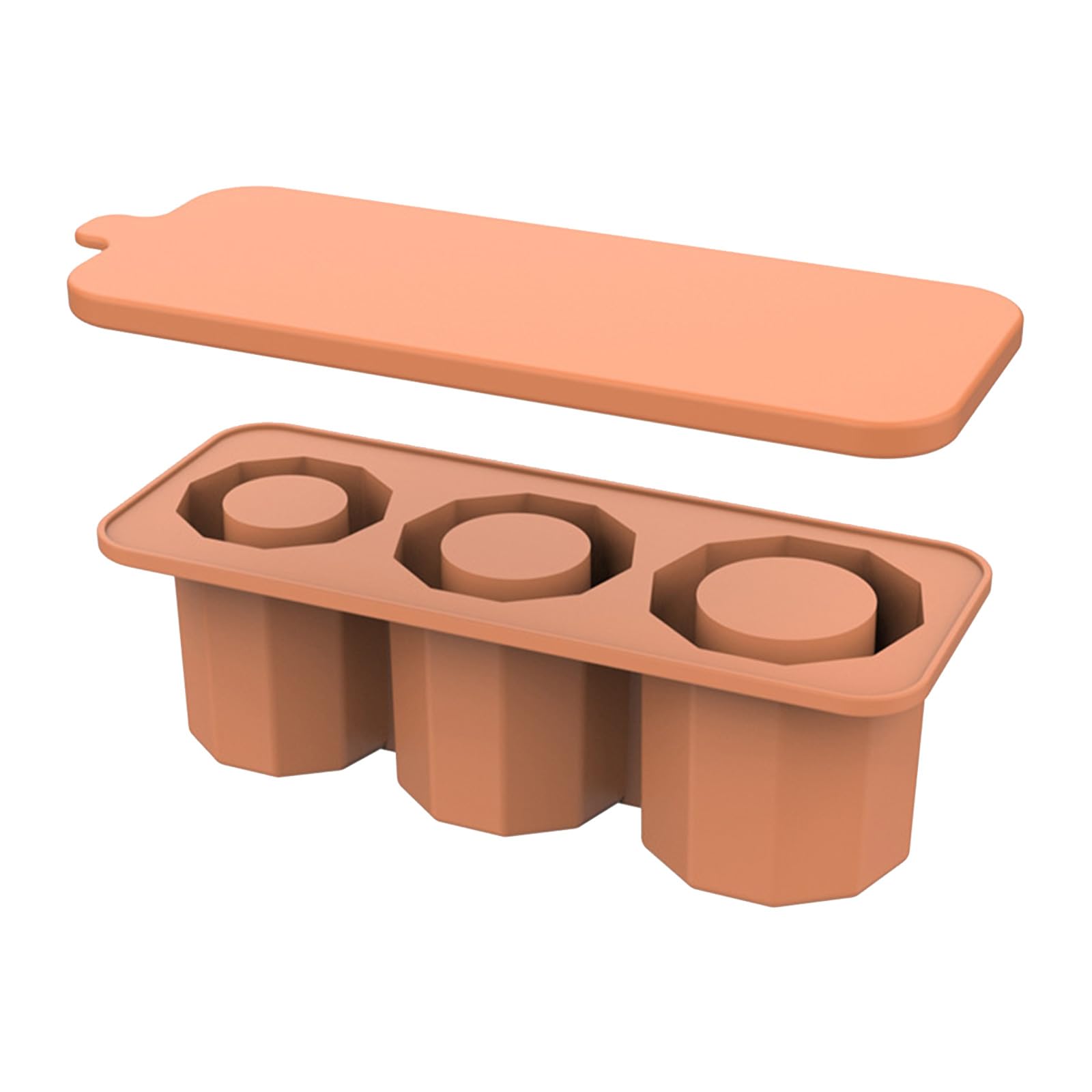 TFAOYS Easy to Clean Ice Sleeve Cube Tray for Chill Beverages Hollow Cylinders Lattices Molds Kitchenwares Water Bottles Tray