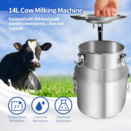 Togarhow GOAT MILKING MACHINE 14L Electric Cow Milking Machine thumb #1