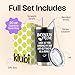 KLUBI Bonus Mom Gifts for Stepmom from Son Daughter - Look At You Landing My Dad and Getting Me As a Bonus - God Mother, Mother in Law Birthday Gift Mug 20 Ounce Insulated Black Tumbler for Her
