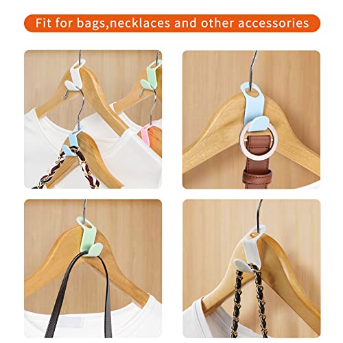 Slmt Clothes Hanger Connector Hooks 50Pcs Space Saving Extender Hooks For Plastic Hangers Velvet Hangers Wooden Hangers Wire Hangers Heavy Duty Hangers (50 Pack) #TOP2