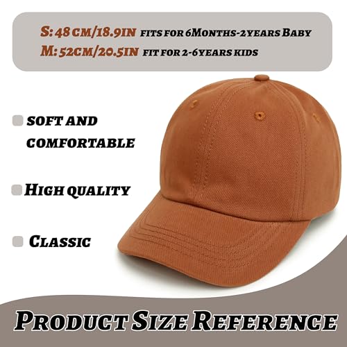 Toddler Boys Baby Girls Baseball Hats Kids Boy Caps Toddler Sun Hats for Summer Adjustable Size for 6M-6Y 3 Pack2