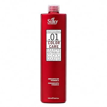 SILKY .01 COLOR CARE & Sulfate Free Shampoo Blends with Pomegranate & Grape