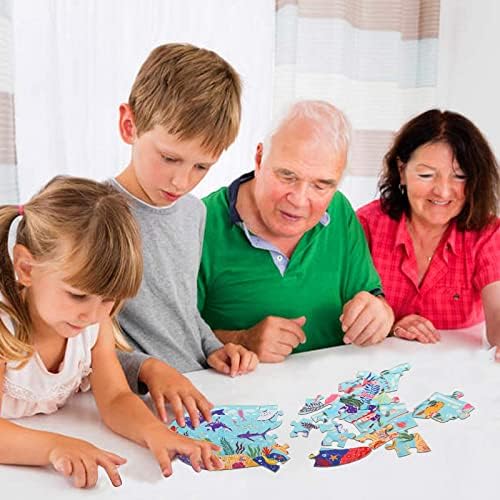 Jigsaw Puzzles for Kids Ages 4-8, 8-10, 50 Pieces Whale Animal Shaped Floor Puzzles for Kids, 6 7 8 9 10-Year-Old Girls Boys Gifts, Toys for 5-7 Girls Boys Gifts 5 51fWVRTDANL. AC