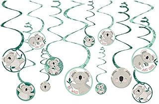 amscan 10136635 Anagram Koala Bear Foil Balloon, Multi-Colour,28"