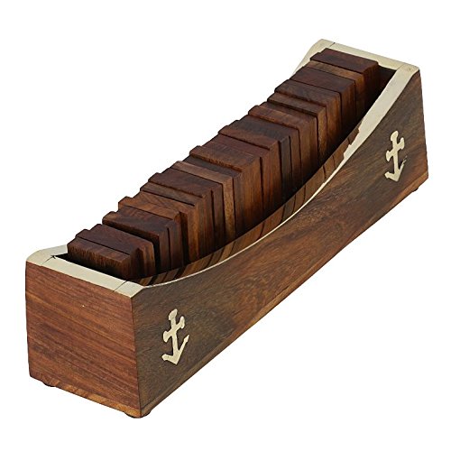 Juego de Dominó de Madera Handmade Varmohey Royal miniatura 2