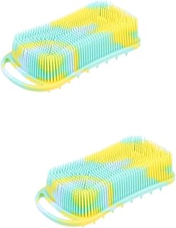 فوميز. فرشاة استحمام للعناية بالبشرة، فرشاة استحمام لليفة فروة الرأس، فرشاة تقشير فروة الرأس، فرشاة غسيل بدرجة غسيل للرجال، اداة تنظيف الاستحمام بخطافات، فرشاة حمام من جل السيليكا للرجال بوجهين